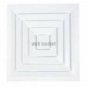 ATLANTIC DC4D 225X225 - DIFFUSEUR CARRÉ 4D 225X225 A NOYAU DÉMONTABLE PLAFOND