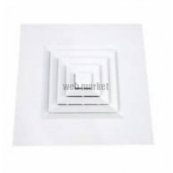 ATLANTIC DC4D FP 150X150 - DIFFUSEUR CARRÉ 4D150X150 A NOYAU DÉMONTABLE - PLAFOND MODULAIRE