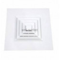 ATLANTIC DC4D FP  450X450 - DIFFUSEUR CARRÉ 4D 450X450 A NOYAU DÉMONTABLE - PLAFOND MODULAIRE