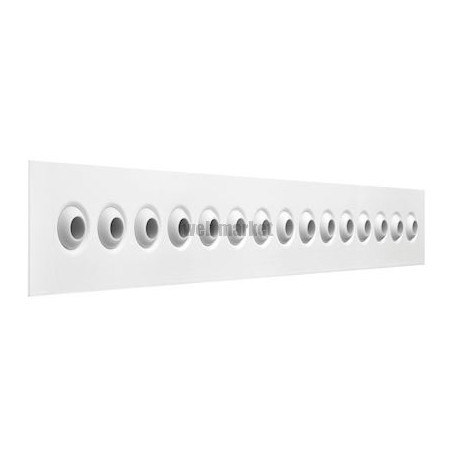 ATLANTIC DIFFUSEUR LINÉAIRE MICRO BUSES 2x500 BLANC