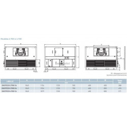 ATLANTIC DUOTECH 3700 C4 D- CENTRALE DF C4 HR ÉCHANGEUR CC SERVITUDE DROITE 3700 M3/H