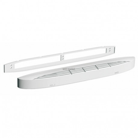 ATLANTIC ENTRÉE D'AIR  AUTORÉGLABLE ACOUSTIQUE 45 M3/H + GRILLE - 37 DB - GRIS