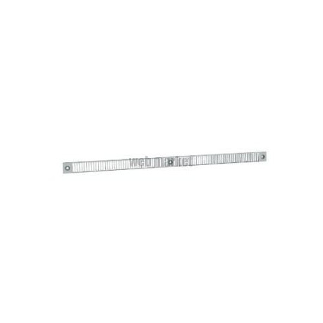 Grille de façade alum. prélaqué blanc pour entrée d'air Ea/pack Shf