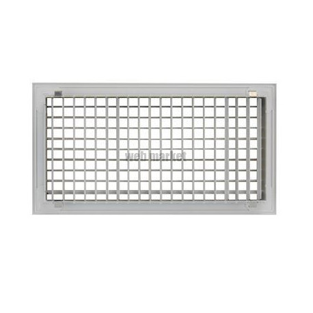 ATLANTIC GDD 600X200 - GRILLE ACIER DOUBLE DÉFLEXION 600X200