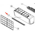 DAIKIN GRILLE REFOULEMENT (1) 3P520137-1 POUR MACHINE ATXC71BV1B