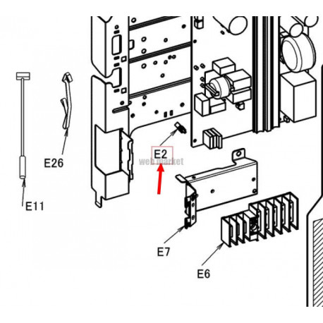 Daikin PCB SPACER