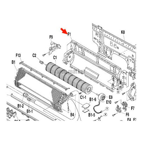 Daikin BOTTOM FRAME ASSY