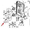 Daikin LOCK NUT FAN BLADE M8