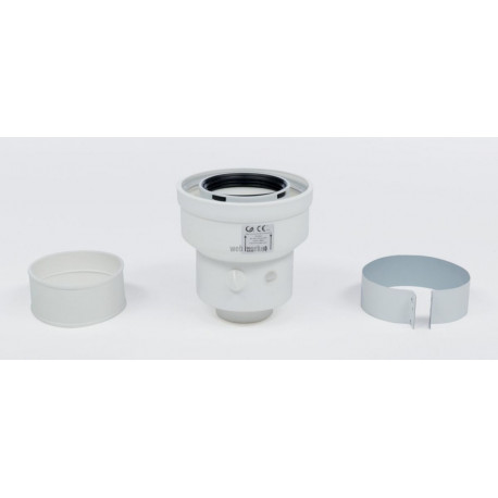ADAPTATEUR VERTICAL 60-100 À 80-125 RÉF 074297