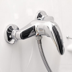 Cabine de douche Kineprime 80 coulissant haut dépolie total mécanique réf. CA531MDT