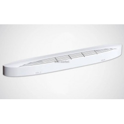 ATLANTIC ENTRÉE D'AIR AUTO ACOUSTIQUE 22 M3/H + GRILLE + RALLONGE - 41 db - GRIS