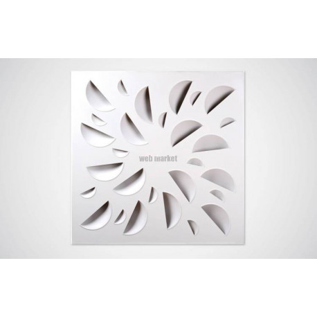 ATLANTIC MID NEXT-KLIN 600W-  DIFFUSEUR 600X600 BUSES BLANC PETIT VOLUME PLENUM SUPERIEUR