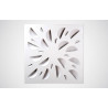 ATLANTIC MID NEXT-KLIN 600W-  DIFFUSEUR 600X600 BUSES BLANC PETIT VOLUME PLENUM SUPERIEUR
