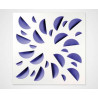 ATLANTIC MID NEXT-KLIN 675 I- DIFFUSEUR 675x675 BUSES BLEUES PETIT VOLUME PLENUM SUPERIEUR