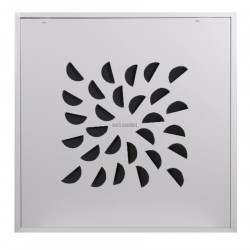 ATLANTIC MID NEXT-KLIN 675L N - DIFFUSEUR 675x675 BUSES NOIRES PETIT VOLUME PLENUM LATERAL
