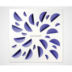 ATLANTIC NEXT-KLIN 675L BLEU- DIFFUSEUR 675x675 BUSES BLEUES PLENUM LATERAL