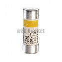 Cartouche domestique cylindrique - 8,5x23 mm - sans voyant - 2 A - Ref.011302