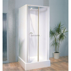Cabine de douche DELTA 70 porte mitigeur mécanique réf. CA18