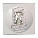 Bouche autoréglable BAP COLOR 30 m3/h D125 mm - Blanc - Réf 11019131