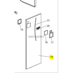 MITSUBISHI ELECTRIC S70C22668 PANNEAU AVANT (FACADE) D'ERST20D-VM2CR2.UK