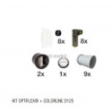 ALDES Kit OPTIFLEX + ColorLINE D125 : 1 cuisine + 2 bains + 5 branches insufflation