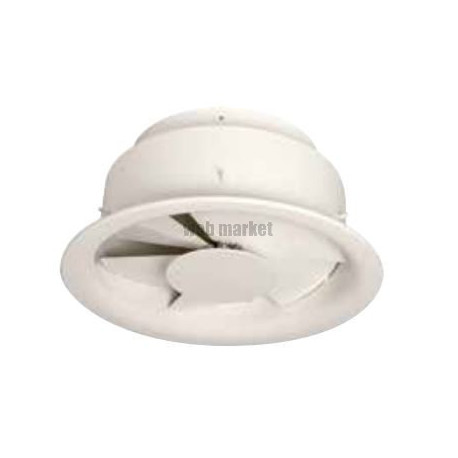 ALDES Diffuseur hélicoïdal réglable pour grande hauteur AR 883 blanc 9010 30% D315