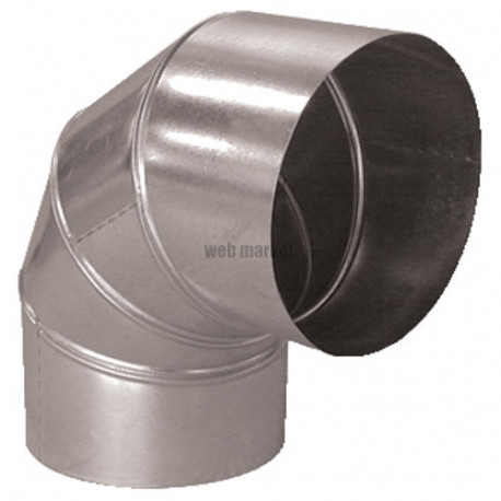 ALDES Coude aluminium 90° - Diamètre 450