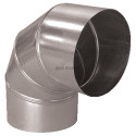 ALDES Coude aluminium 90° - Diamètre 450