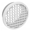 ALDES Bouche d extraction murale ou plafond blanc RAL9003 30% en aluminium D200