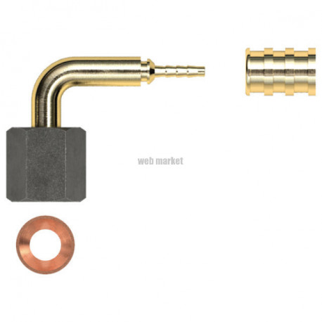 RACCORD DN2 COUDE 1/4SAEx10
