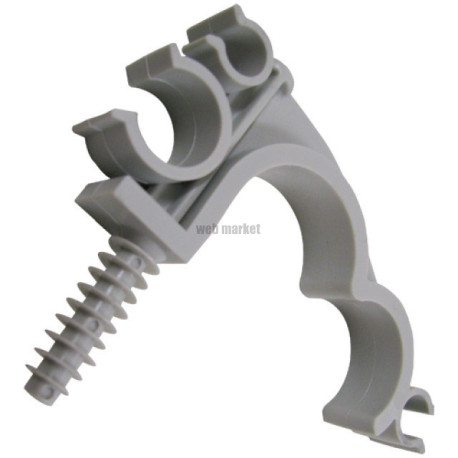 PATTES FIXATION BI-TUBE x50