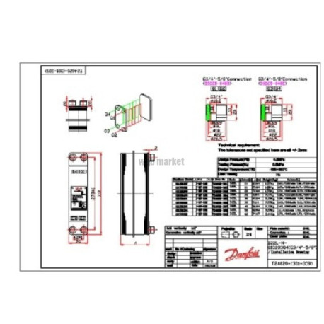 ECHANGEUR A PLAQUE  MPHE D22L-10P