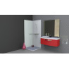 Decofast kit d'angle blanc 200x90 avec profil et cale de montage Réf 400325