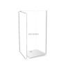 Decofast kit d'angle blanc 200x90 avec profil et cale de montage Réf 400325