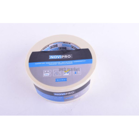 Adhésif de masquage lisse Novipro 50 m x 48 mm