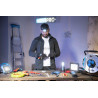 Projecteur de chantier en aluminium sur secteur repliable 30W Novipro
