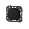 Legrand - poussoir simple dooxie 6a 250v finition noir - emballage blister Réf 95264