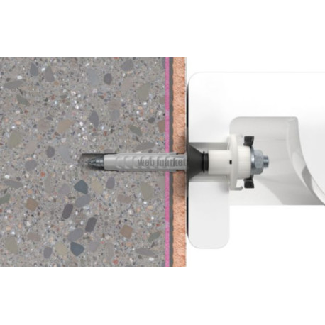Kit de fixation pour lavabo suspendu WST Klik 120 Réf. 541479