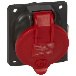Socle incl.3p+n+t 16a 380v plast lg52224