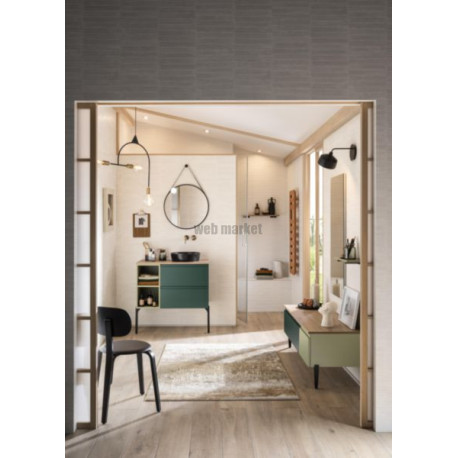 Niche L30 x P46 x H55 cm finition vert olive mat Réf. N5UF30066