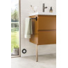 Lot de 2 pieds HARMONIE H.32 finiton chêne massif réf: PDBD32