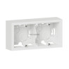 Legrand - cadre saillie 2 postes dooxie finition blanc Réf 600042