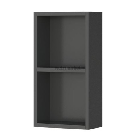 Niche verticale H.55 x P.15 x L.30 cm finition noir mat Réf. N5CF30010