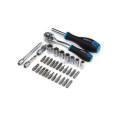 Kit de serrage à cliquet 34 pièces Novipro