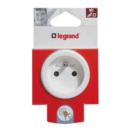 Fiche double fonction - 250 v - 16 a avec 2p+t 16 a - blanc Réf LG-050461