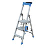 Marchepied 3 marches aluminium 127x72x46 cm Novipro