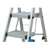 Marchepied 6 marches aluminium 198x120x54 cm Novipro