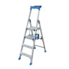 Marchepied 4 marches aluminium 150x88x49 cm Novipro