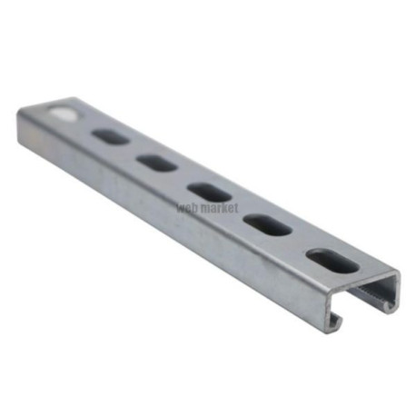 Rails strut 41x21x2mm longueur 3m NOVIPRO