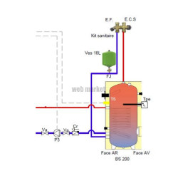 Complément ECS BS200 pour Boreale Bio Control, Fjord Bio Control et Thorus Bio Control réf: PH-BS200-HKLC